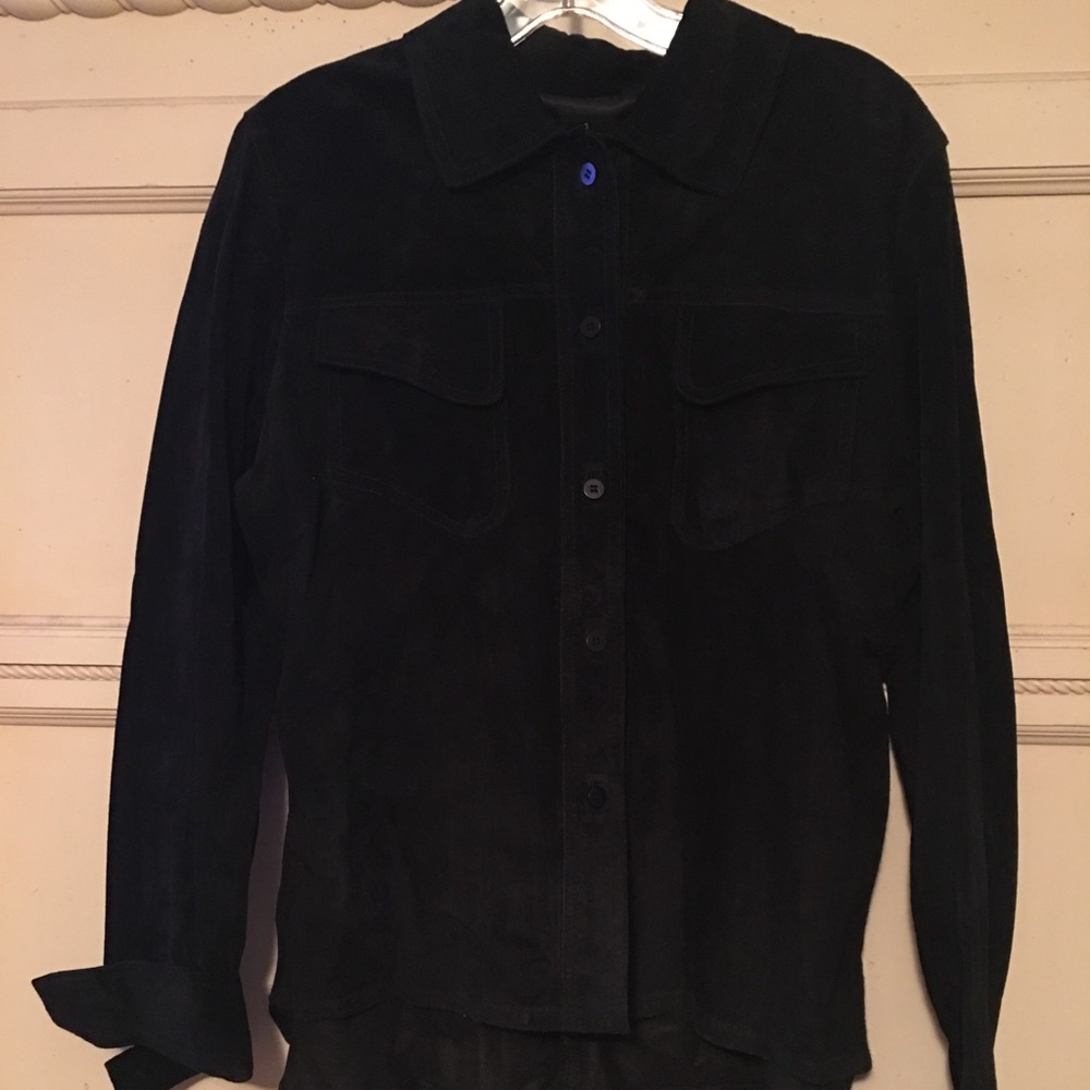 Suede shirt/jacket